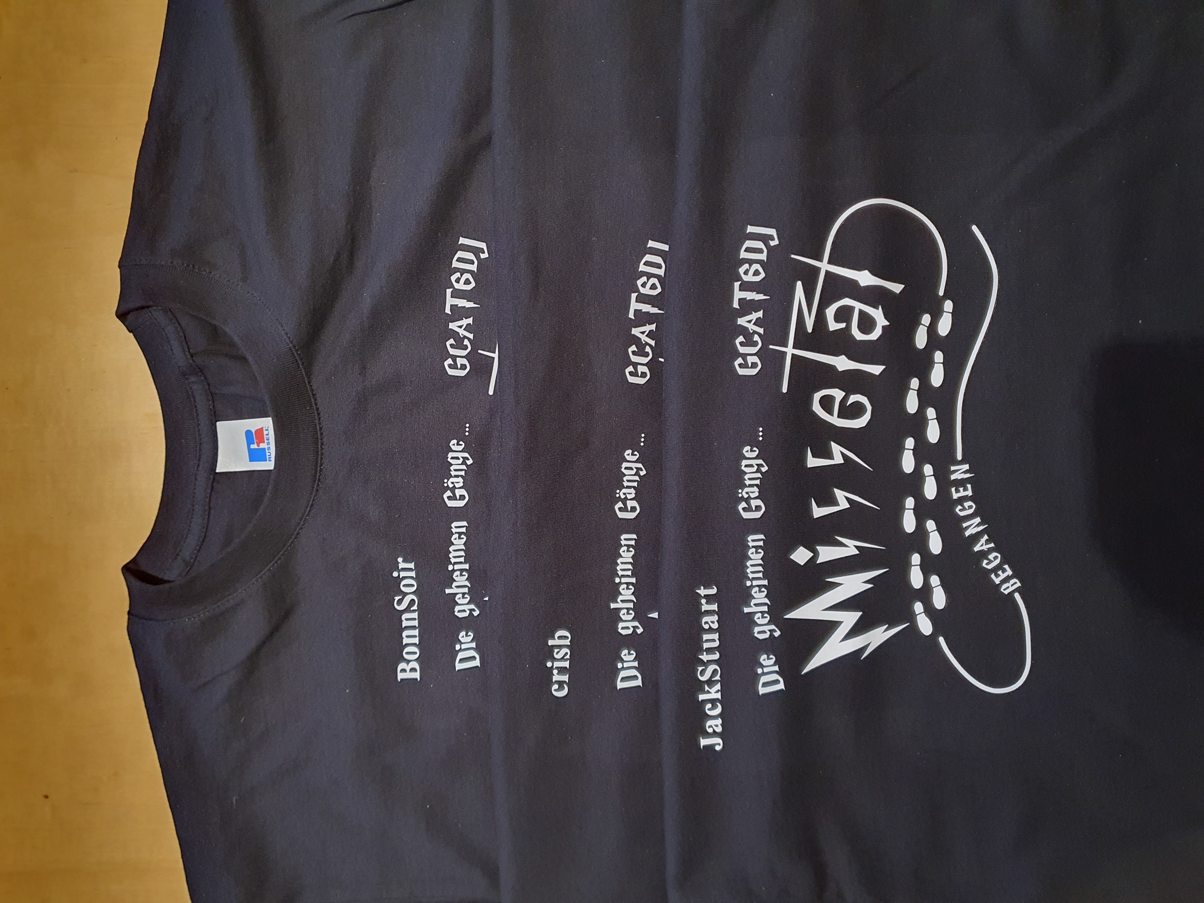 Die drei T-Shirt von den Adventskalender Gewinnern 