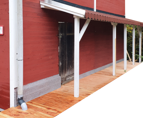 Vordach - Grünebach, Hogwarts Scheune